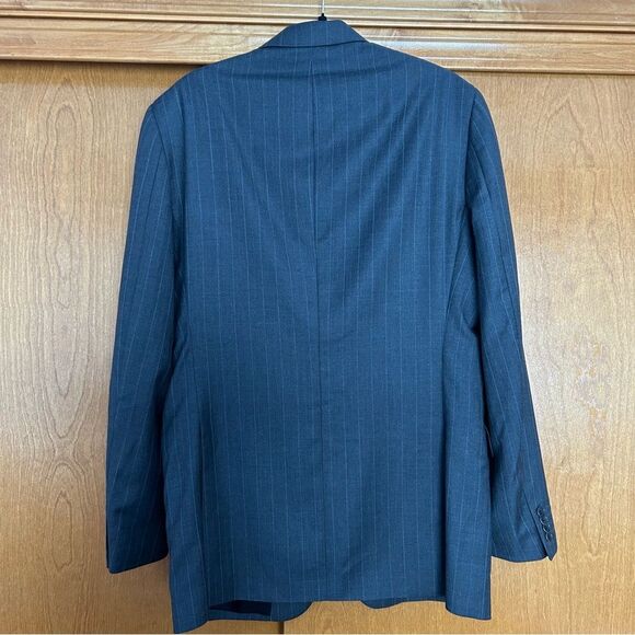 John Varvatos Premium Tailored Delancy Charcoal Blazer Size 42 Long - Picture 7 of 14
